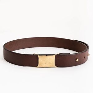 samantha grisdale skate belt in mahogany